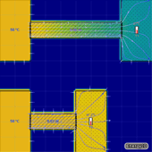 Conducting distance (Δx)