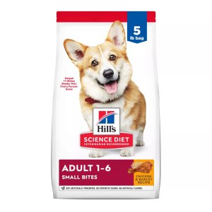 Hill's Science Diet35lb 小口成年犬干粮 鸡肉和大麦 5LB