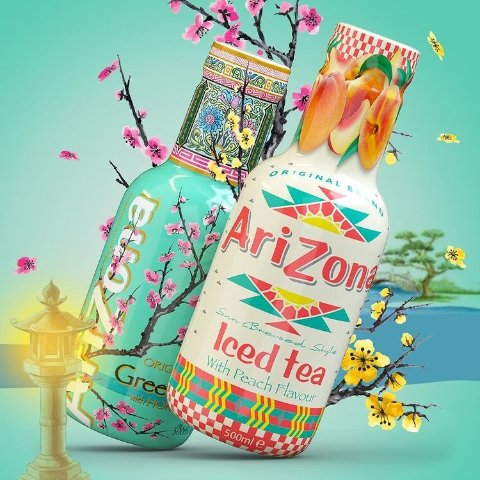 6大瓶仅€11 订阅额外75折Arizona 蜂蜜绿茶 微甜爽口 夏天喝刚刚好