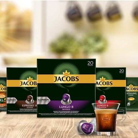 100杯仅€17 快囤货！Prime Day 狂欢价：便宜到家了！Jacobs 咖啡胶囊 意式浓缩、经典美式都有哦