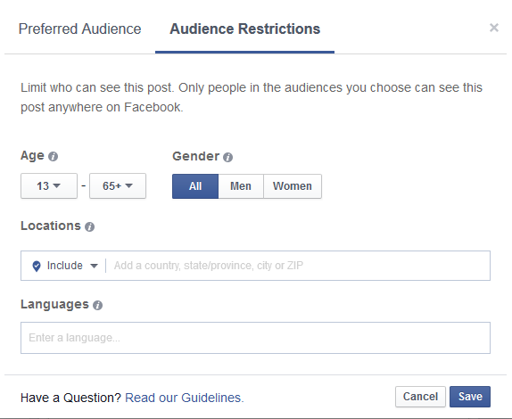 fb audience restrictions 3