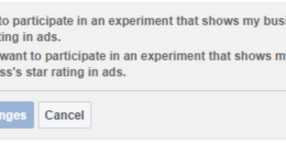 Facebook Testing Star Ratings in Local Business Ads