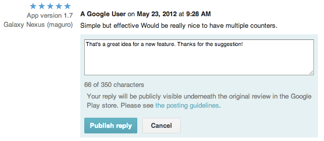  All Google Play Developers Can Now Reply to User Reviews