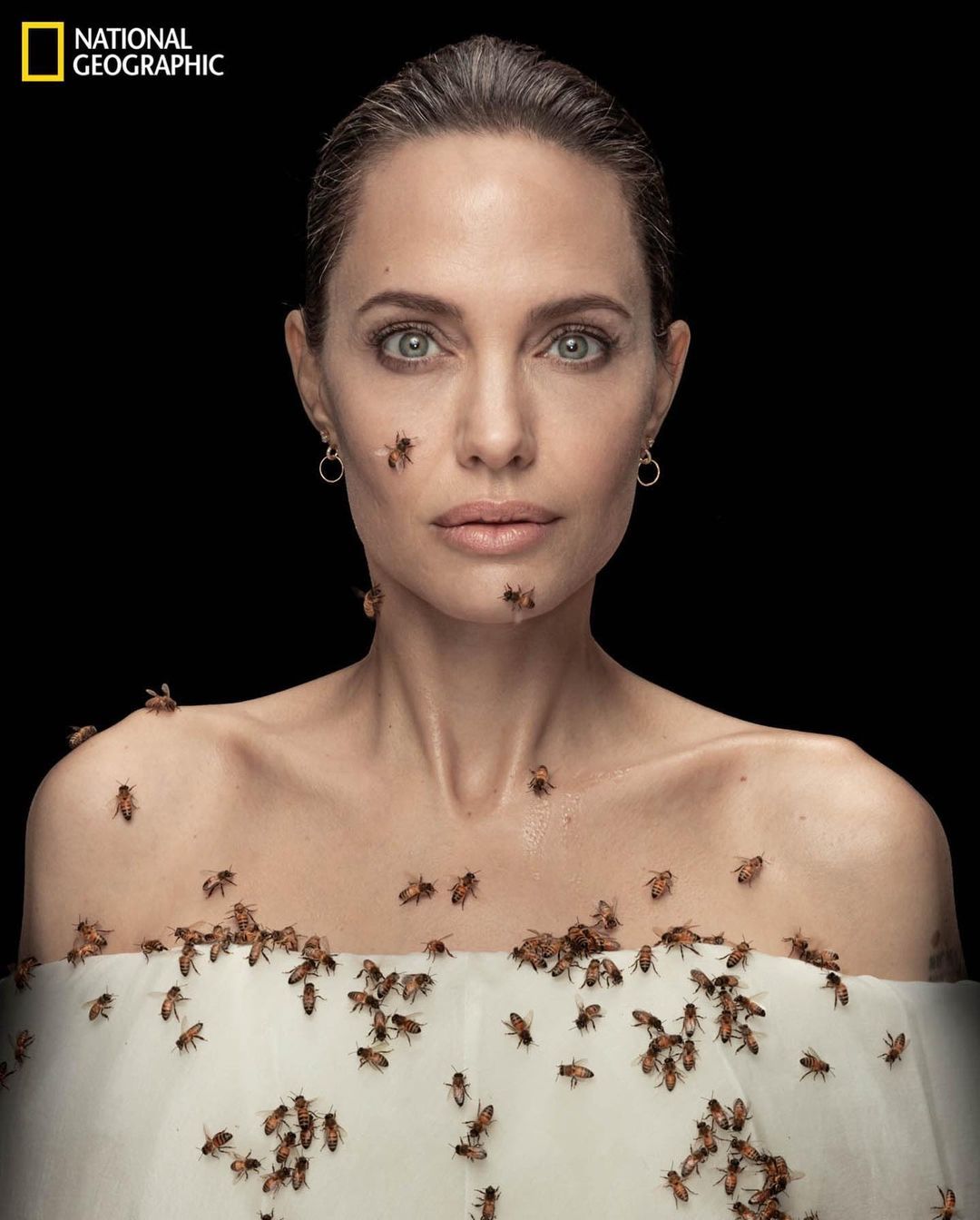 Talk about creating buzz. On World Bee Day, @natgeo teamed up with filmmaker, actor and humanitarian activist, Anglelina Jolie, to raise awareness across National Geographic platforms of bee conservation and a new program to empower women beekeepers...