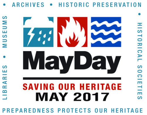 May 1st means its MayDay! Are you ready in case of a disaster? The National Archives offers information on how you can take steps to limit damage before a disaster occurs and how to salvage damaged materials after a disaster has happened. Check it...