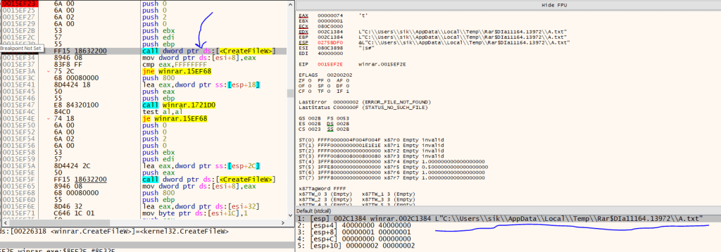 winrar CVE-2023-38831 vulnerability reverse