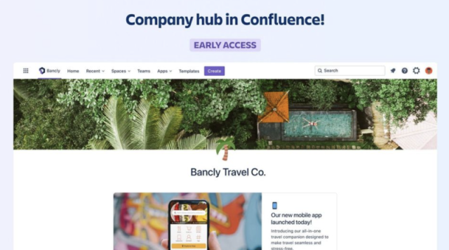 EAP: Company Hub on Confluence