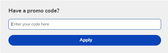 Have a promo code?