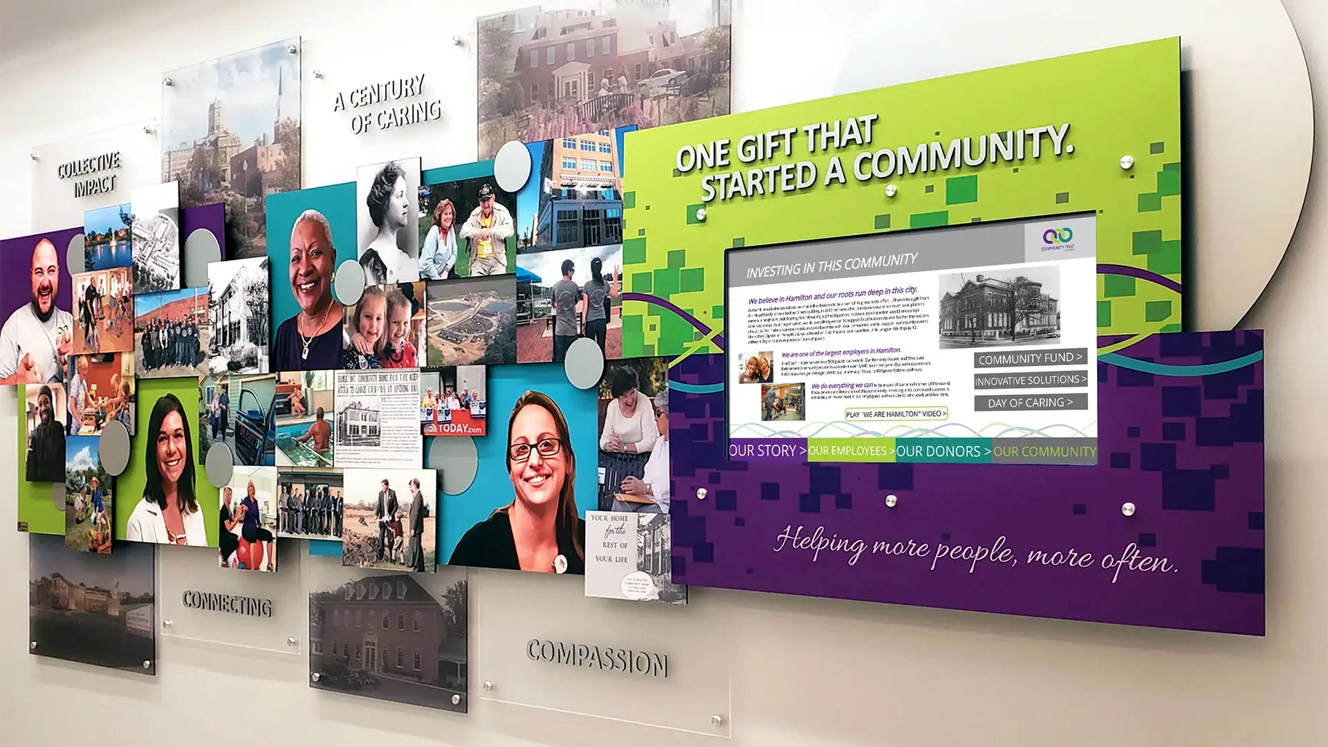 Displays-Wall-Surrounds-Arreya-Digital-Signage-Community-First