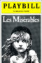 Les Misérables Playbill - Opening Night, March 1987