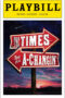 The Times They Are A Changin' Playbill - Opening Night