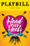 Head Over Heels Playbill - Opening Night