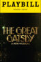 The Great Gatsby Playbill - Opening Night