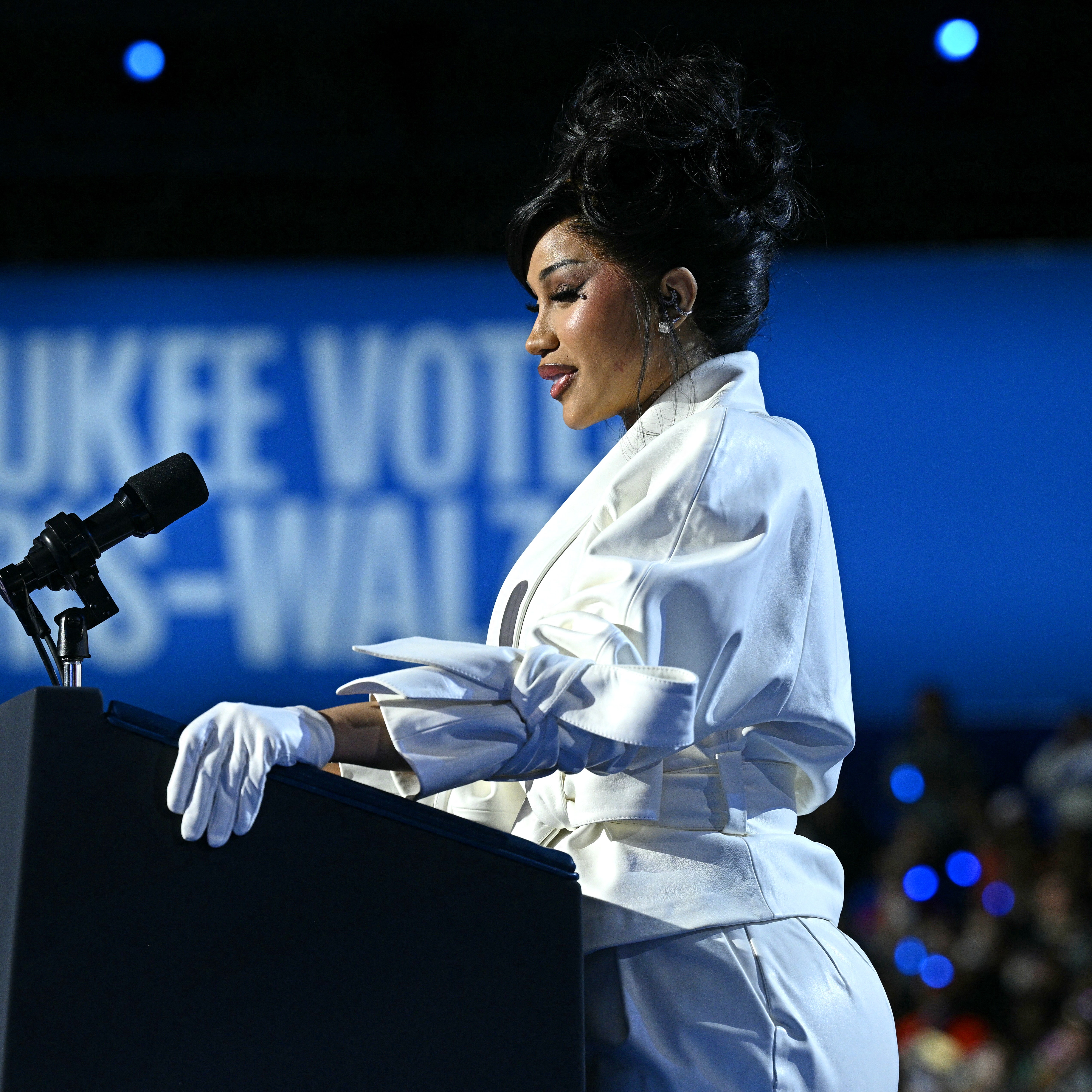 Cardi B Endorses Kamala Harris & Calls Out Trump for 'Hustling' American People