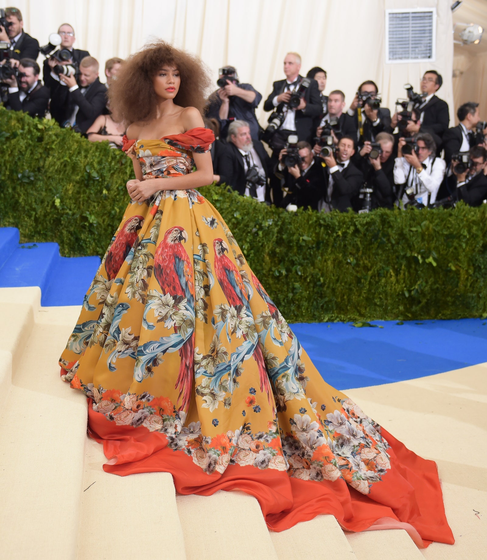 NEW YORK NY  MAY 01  Zendaya attends the Rei KawakuboComme des Garcons Art Of The InBetween Costume Institute Gala at...