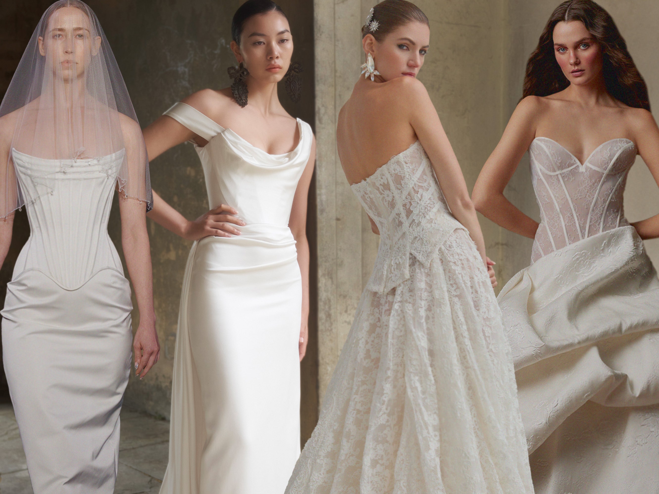 Why Bridal Fashion Is Currently Obsessed With the Corset