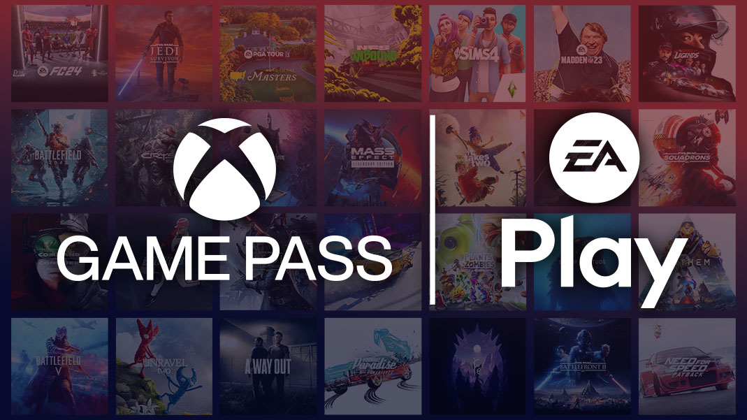 Логотипы Xbox Game Pass и EA Play