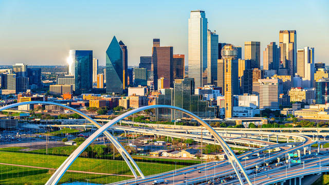 Dallas Skyline Aerial 