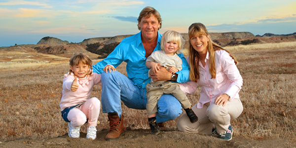 A young Irwin family.