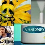 Scenes from Nasonex television commercials broadcast in the U.S. in the 2000s.