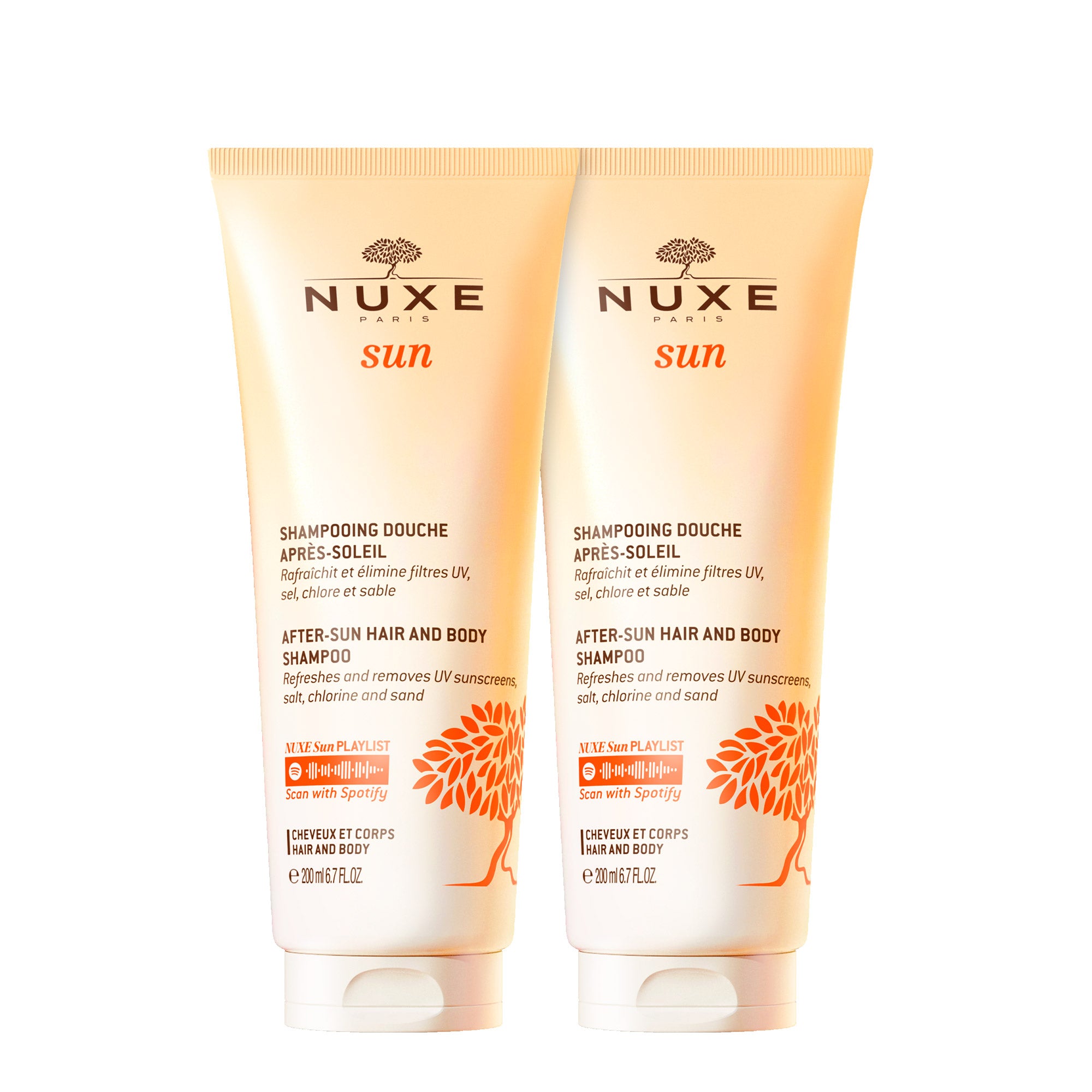 Duo Shampooings Douche,  NUXE Sun