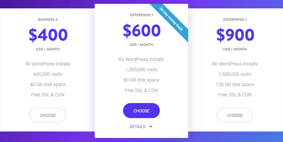 Kinsta Business Plans