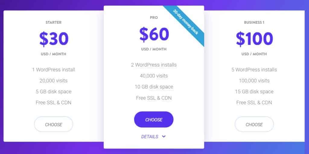 Kinsta Price Plans