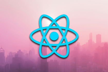 This image features the iconic React logo—a blue atom-like symbol with a central dot and orbiting curves—superimposed on a background of a city skyline. The city appears to be shrouded in soft pink and purple hues, giving the image a modern, tech-focused atmosphere. This image symbolizex the use of React for building modular, scalable frontend architectures. React's component-based approach aligns with the principles of micro-frontends, where different parts of the user interface are independently developed and managed, similar to how microservices operate on the backend. The cityscape in the background represents the larger, complex web applications that can benefit from a structured, flexible frontend framework like React.