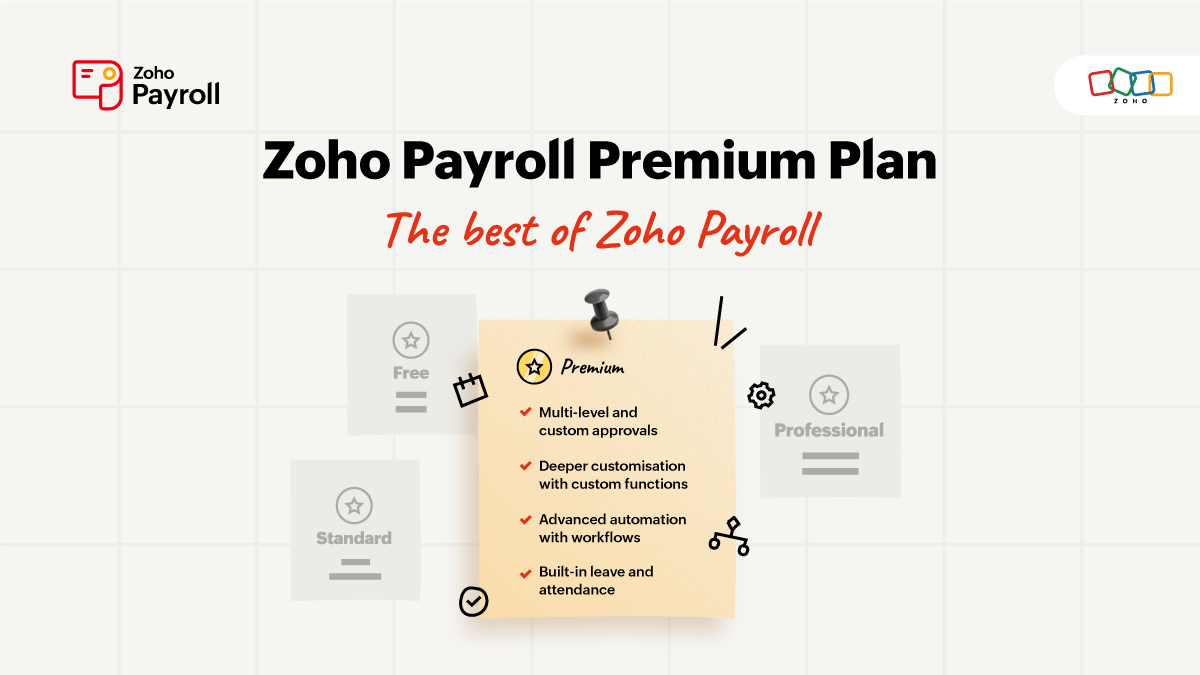 Zoho Payroll Premium Plan: The best of Zoho Payroll