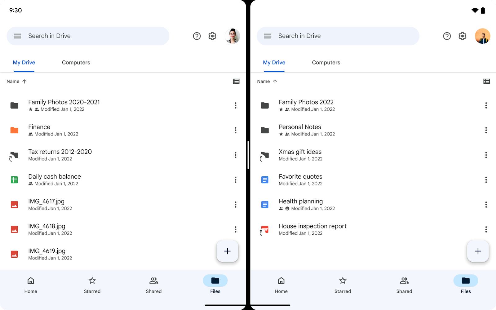 Improving multi-instance support for the Google Drive Android app