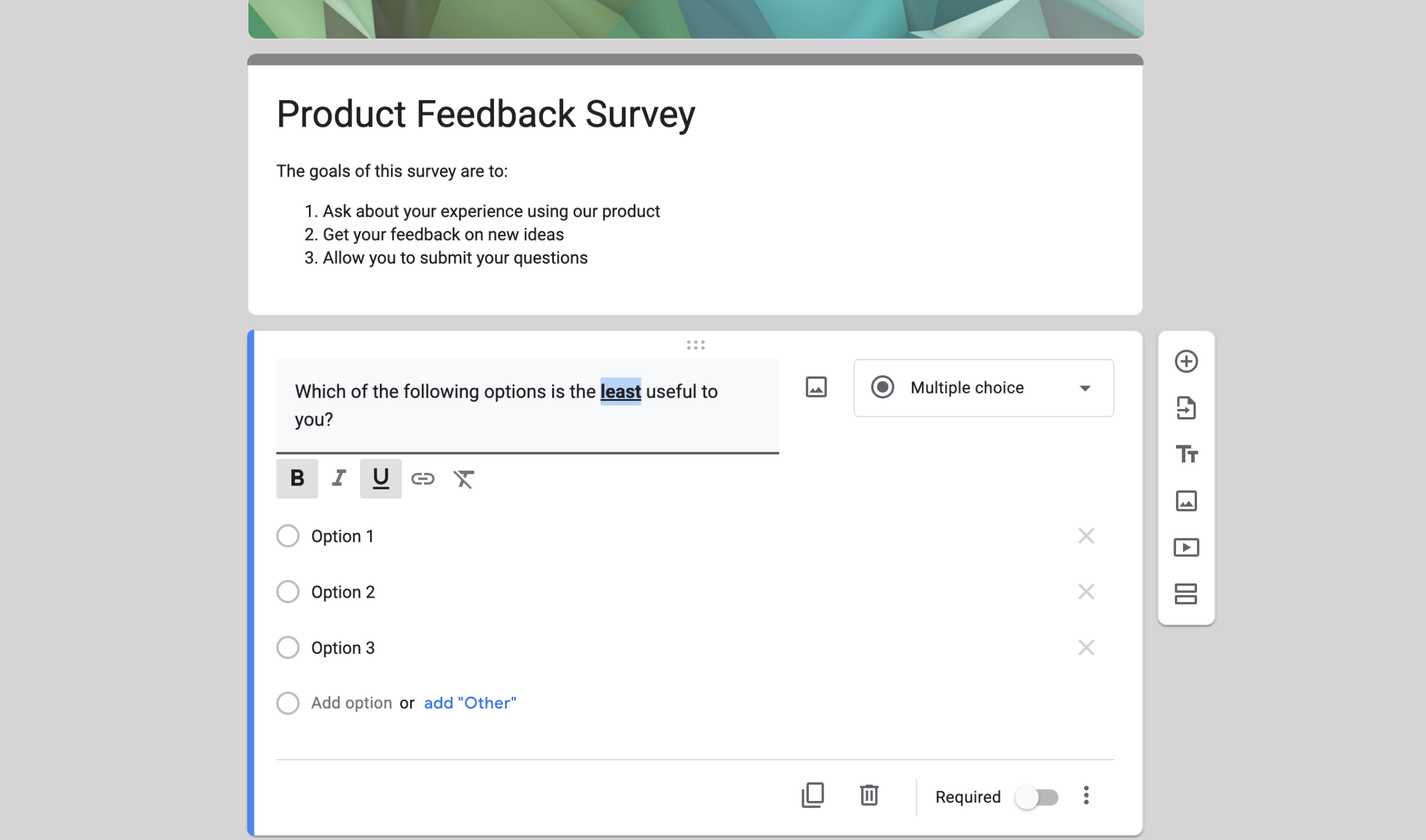 Rich text formatting in Google Forms titles and descriptions_v2