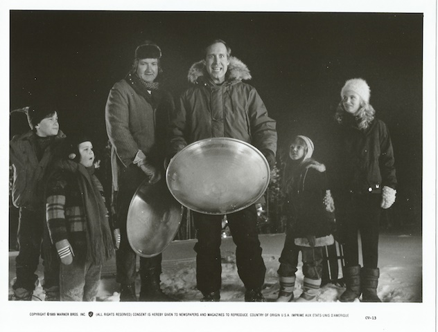 National Lampoon's Christmas Vacation being filmed in Breckenridge - sledding scene