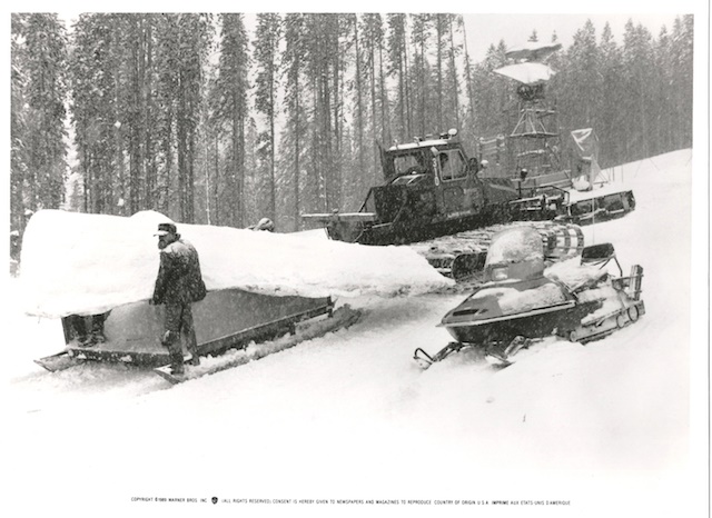 National Lampoon's Christmas Vacation being filmed in Breckenridge - sledding scene