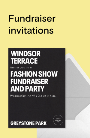 Fundraiser invitations