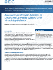 Accelerating Adoption of Cloud-First Operating System With Virtual App Delivery