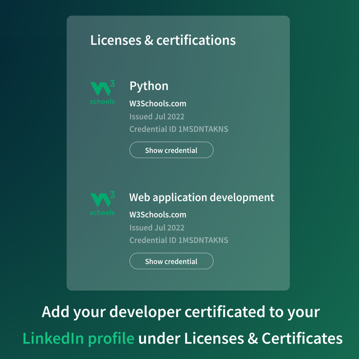 W3Schools Full Access