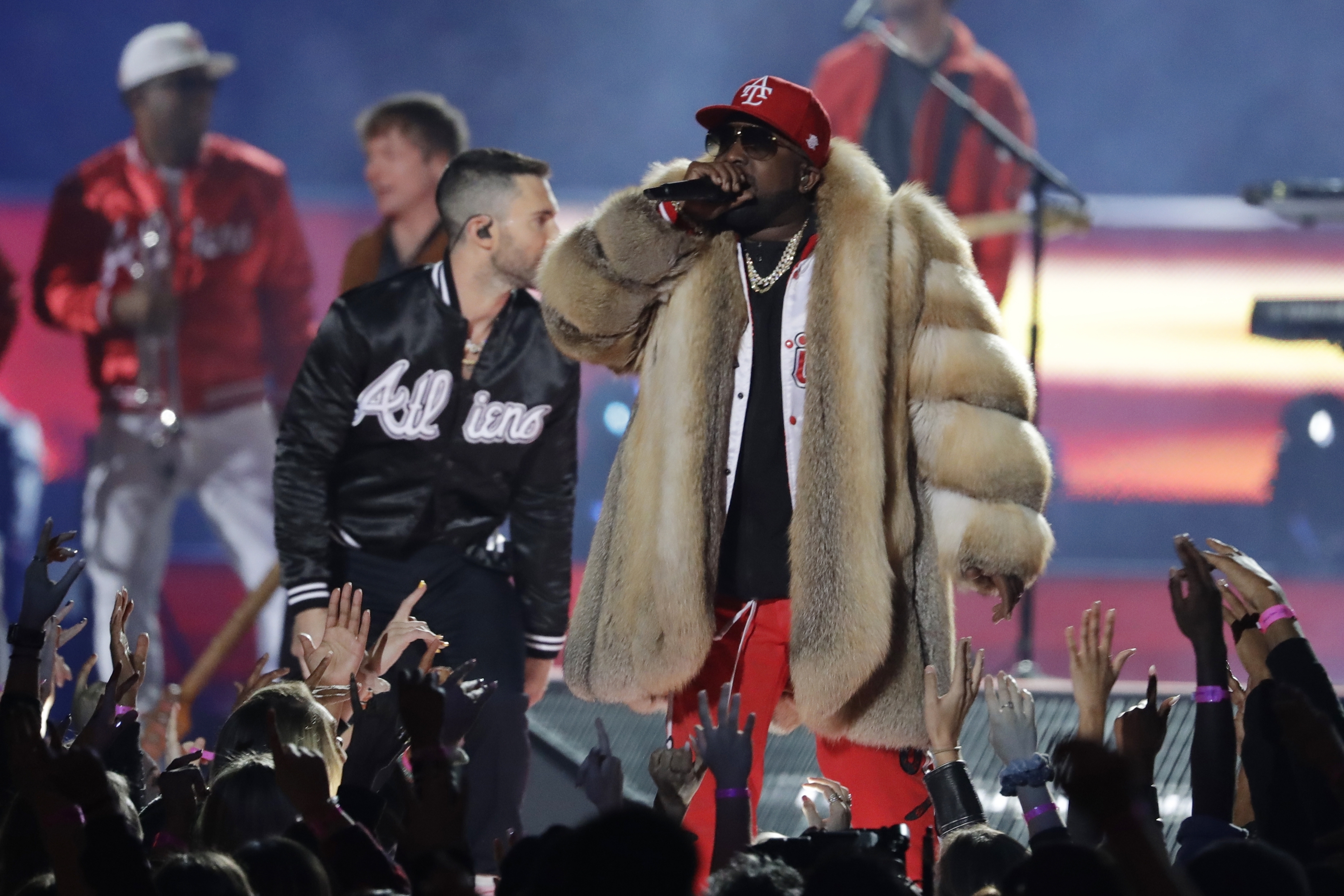 Big Boi performs during halftime of the NFL Super Bowl 53 football game between the Los Angeles Rams and the New England Patriots Sunday, Feb. 3, 2019, in Atlanta.