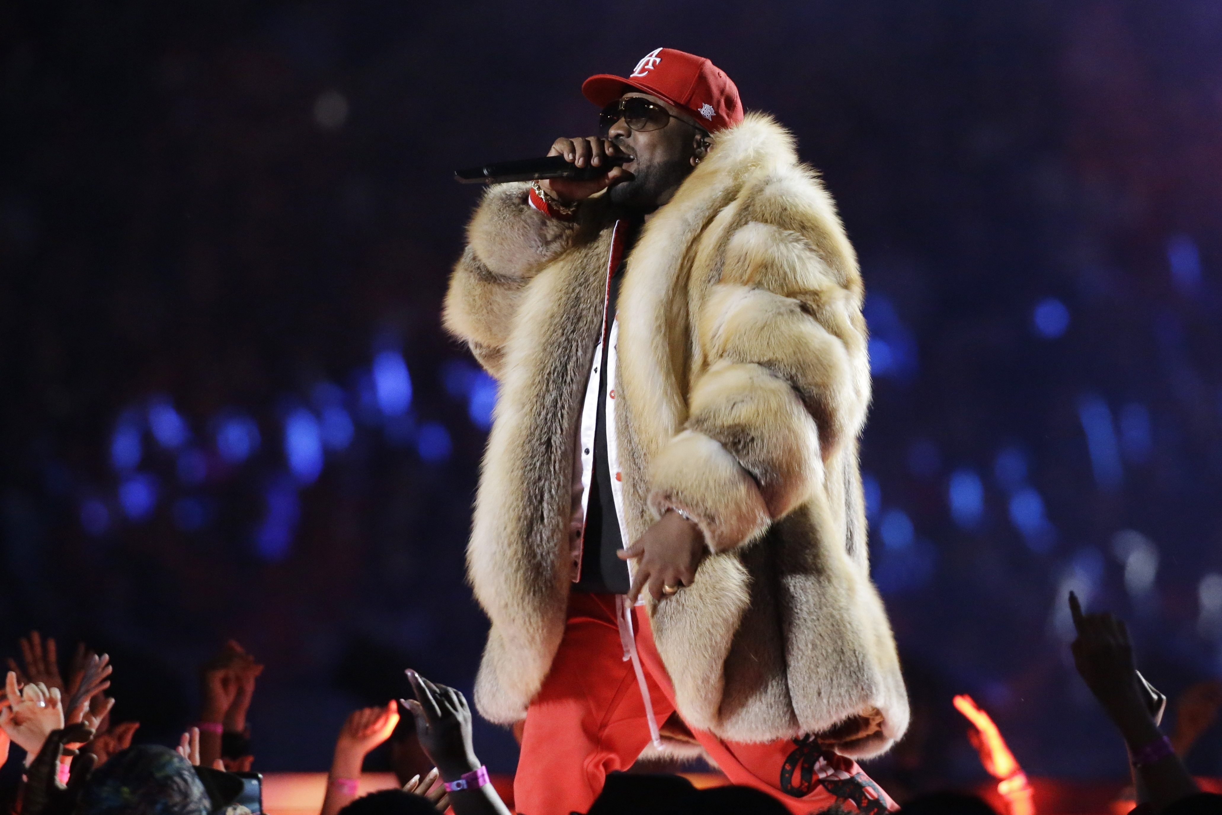 Big Boi performs during halftime of the NFL Super Bowl 53 football game between the Los Angeles Rams and the New England Patriots Sunday, Feb. 3, 2019, in Atlanta.