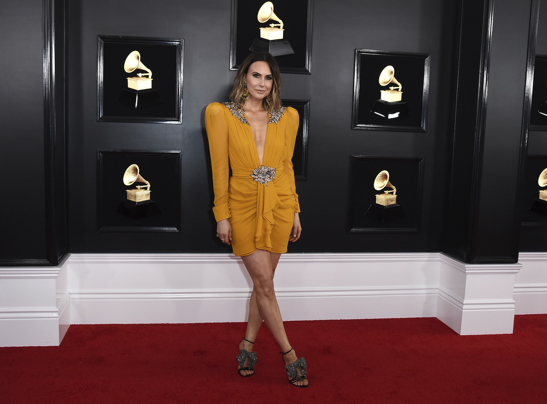 Keltie Knight arrives at the 61st annual Grammy Awards at the Staples Center on Sunday, Feb. 10, 2019, in Los Angeles.