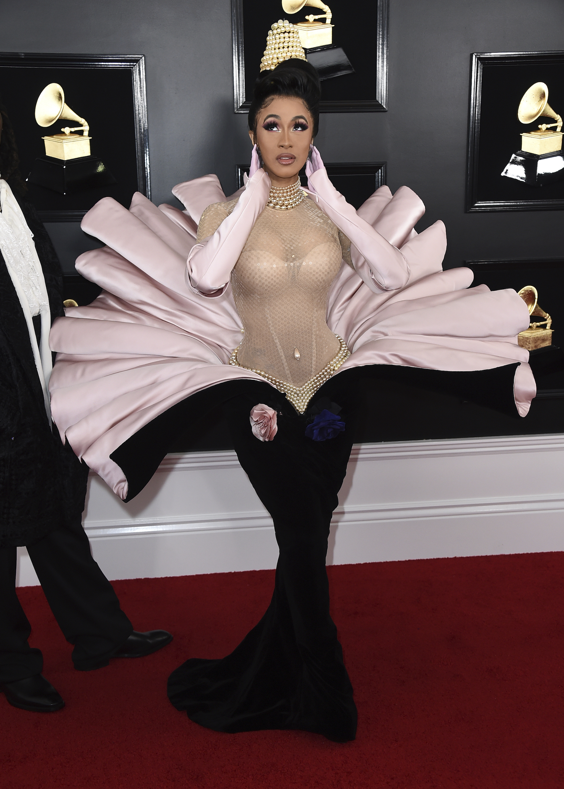 Cardi B arrives at the 61st annual Grammy Awards at the Staples Center on Sunday, Feb. 10, 2019, in Los Angeles.