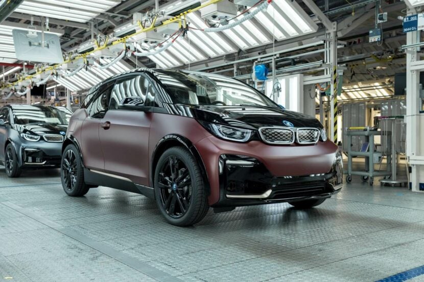 bmw i3 on the assembly line