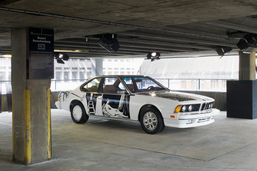 1986 BMW 635 CSi Art Car Arrives At The BMW Welt