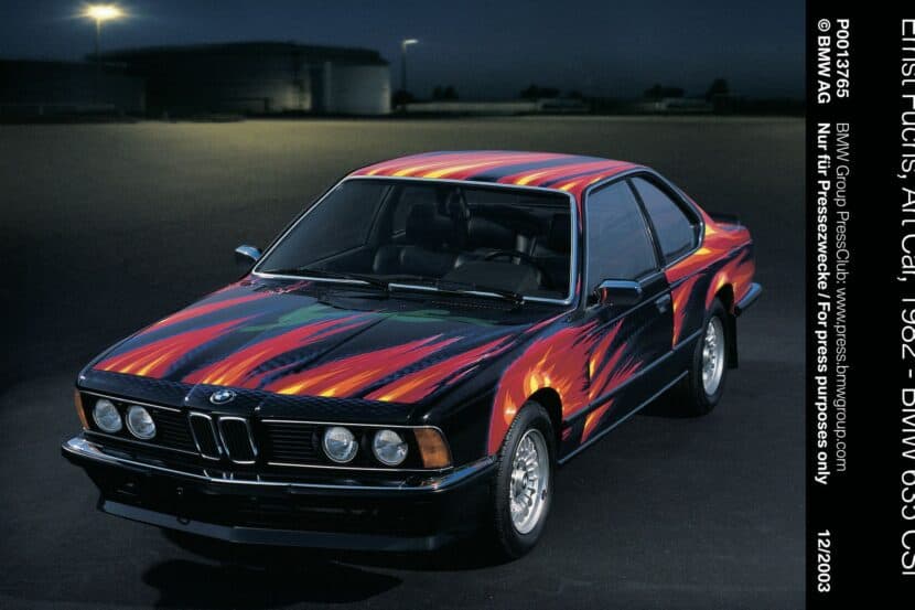 1982 BMW 635 CSi Art Car Arrives At The BMW Welt