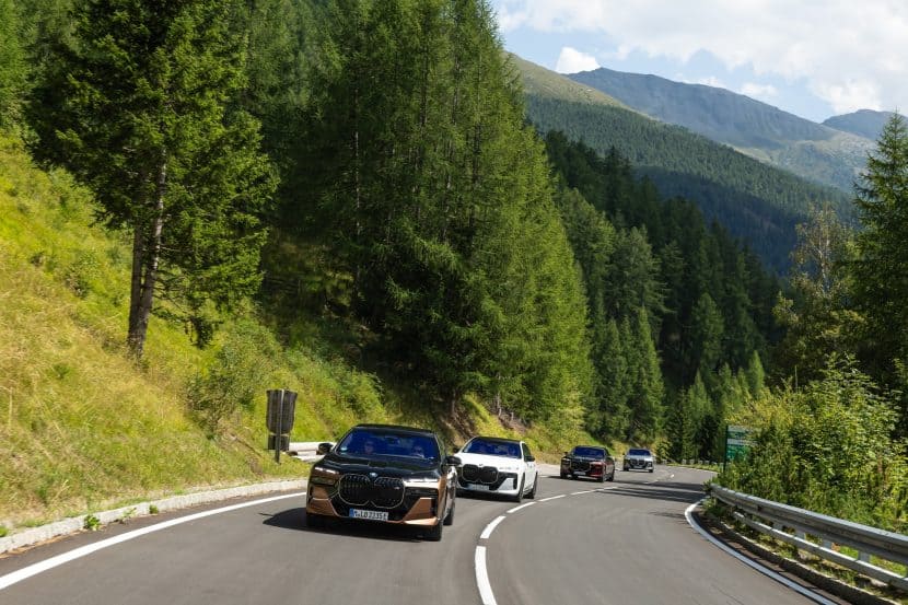 BMW i7 Fleet Visits The Austrian Alps