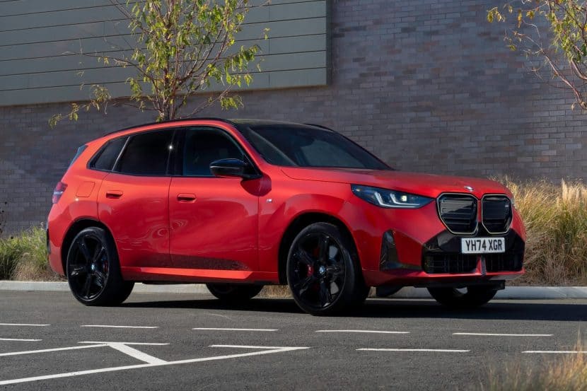 2025 BMW X3 M50 Hits UK Streets With Fire Red Paint