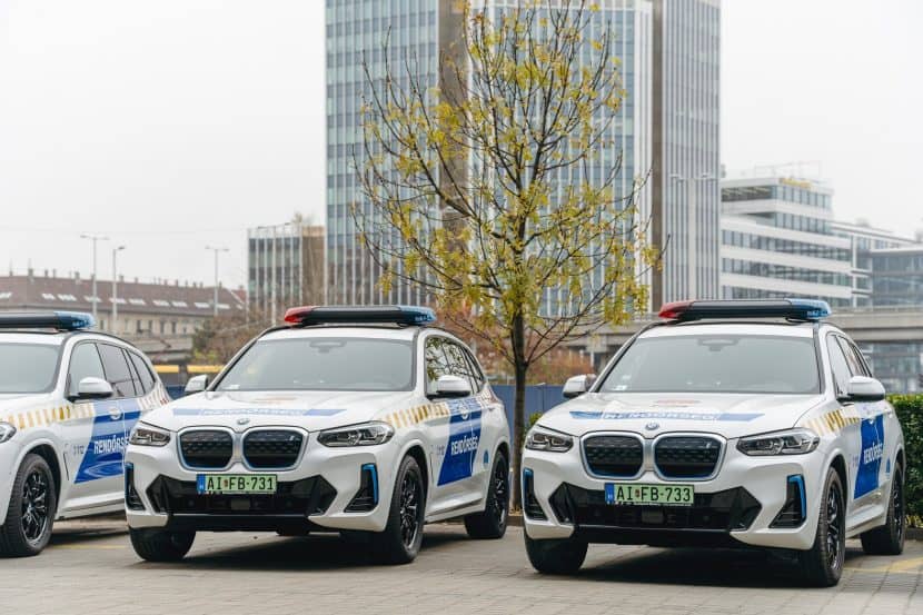 Hungarian Police Takes Delivery Of 10 BMW iX3 Electric SUVs