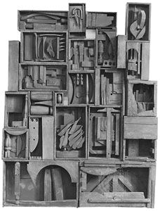 Louise Nevelson: Black Wall