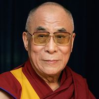 Tibetan leader Dalai Lama, 2008.