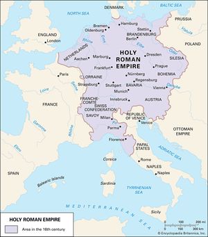 Holy Roman Empire in the 16th century