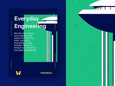 Everyday Engineering brand illustration poster wondrium